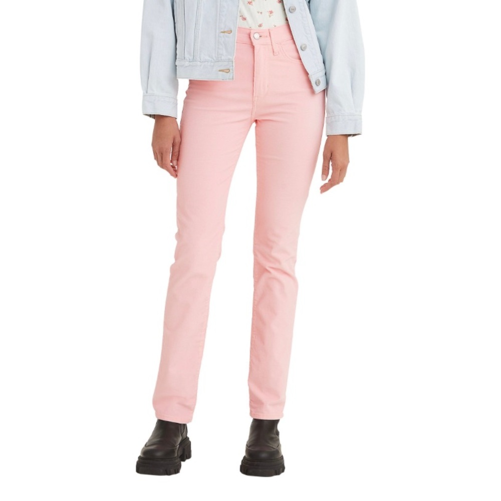 Levi’s 501 Barbiecore High Rise Straight Leg Jeans - Size 27 - Blush pink